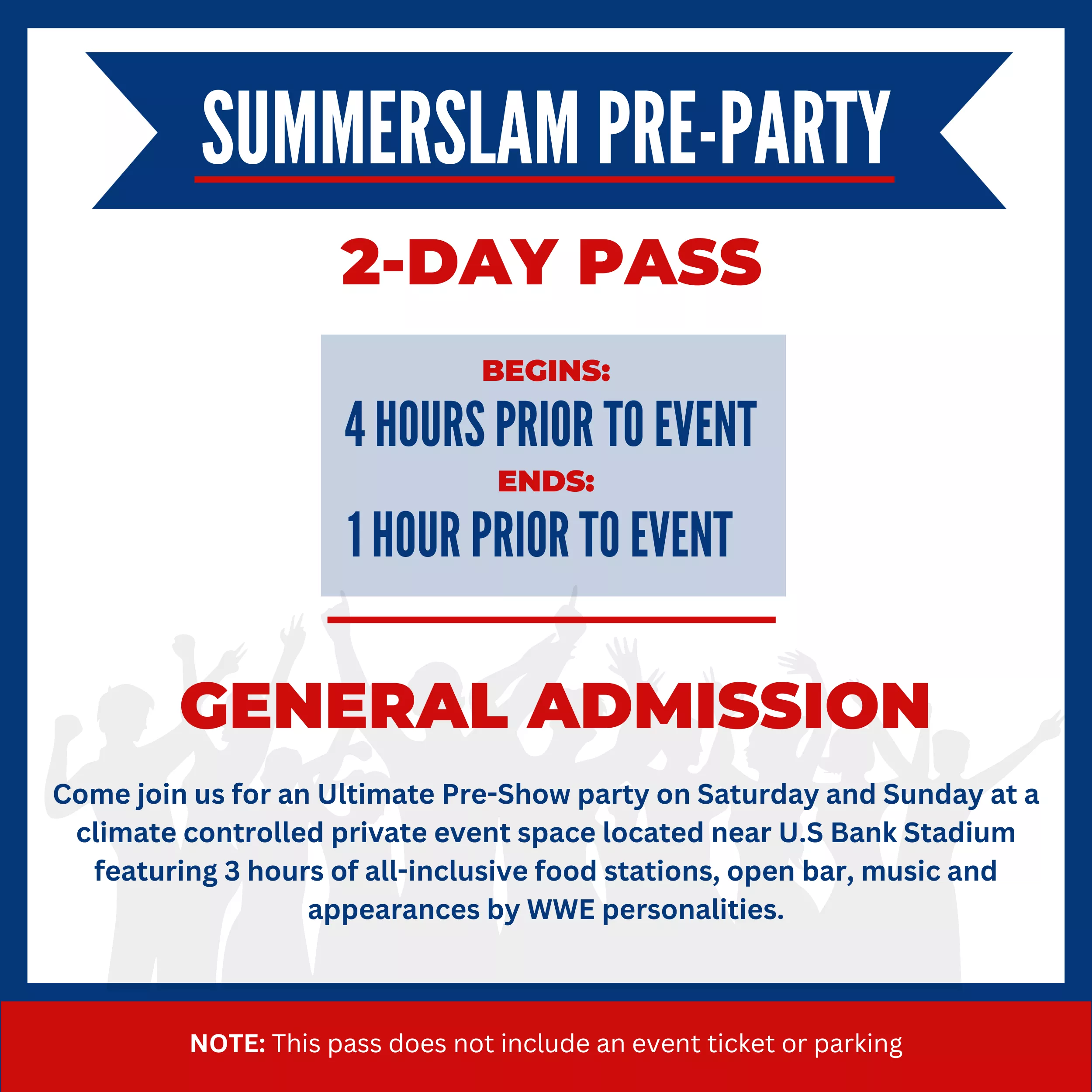 seating chart for Tom's Watch Bar - Minneapolis - Summerslam 2 Day - eventticketscenter.com